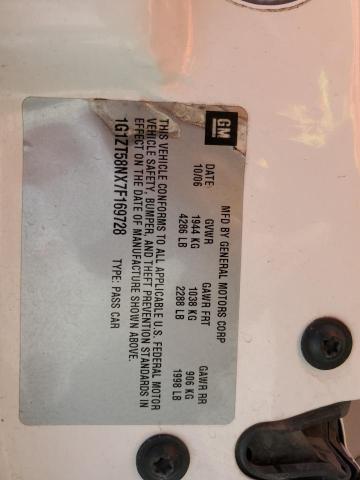 1G1ZT58NX7F169728 - 2007 CHEVROLET MALIBU LT WHITE photo 13