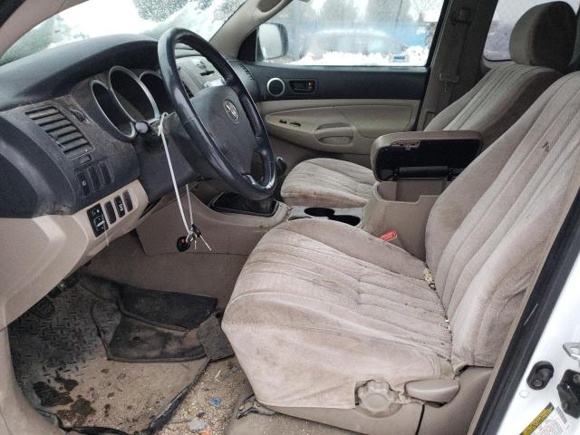 5TEUU42N45Z062207 - 2005 TOYOTA TACOMA ACCESS CAB თეთრი ფოტო 7