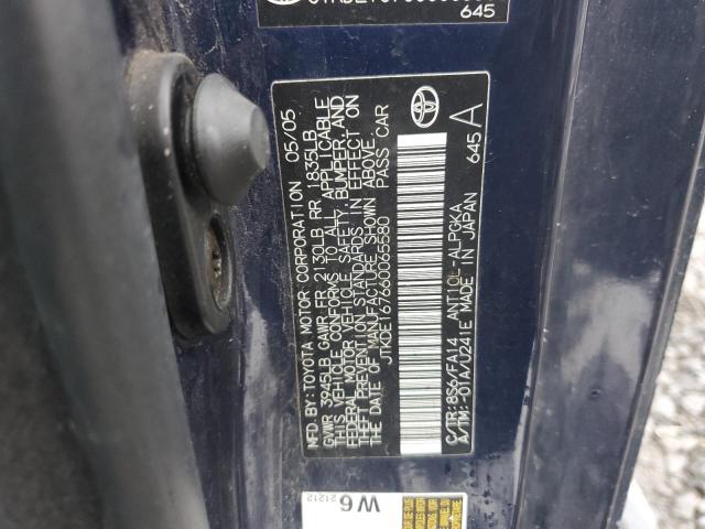 JTKDE167660065580 - 2006 TOYOTA SCION TC 蓝色 照片 12