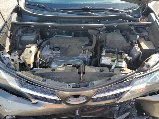 2T3WFREV7EW085732 - 2014 TOYOTA RAV4 XLE GRAY photo 12