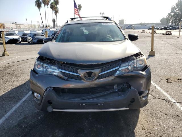 2T3WFREV7EW085732 - 2014 TOYOTA RAV4 XLE GRAY photo 5