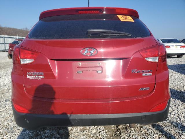 KM8JUCAC3CU541393 - 2012 HYUNDAI TUCSON GLS RED photo 6