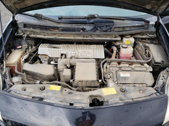 JTDKN3DU5F1875912 - 2015 TOYOTA PRIUS შავი ფოტო 11