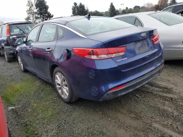 5XXGT4L35GG067818 - 2016 KIA OPTIMA LX BLUE photo 2