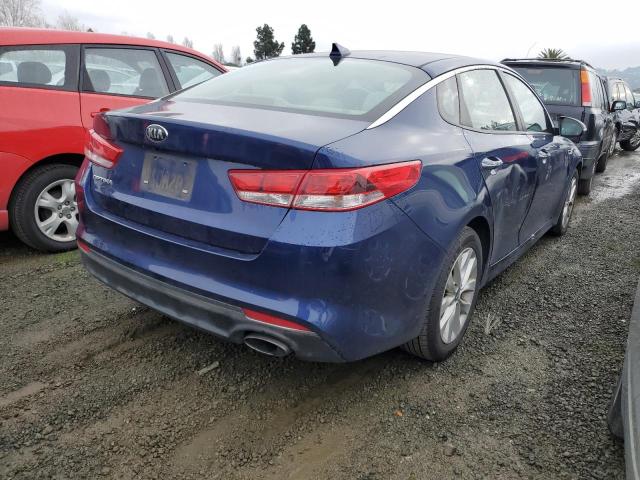 5XXGT4L35GG067818 - 2016 KIA OPTIMA LX BLUE photo 3