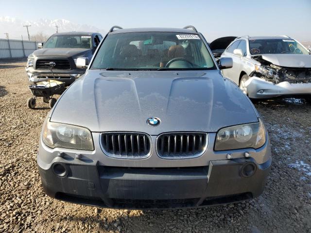 WBXPA73454WA78043 - 2004 BMW X3 2.5I SILVER photo 5