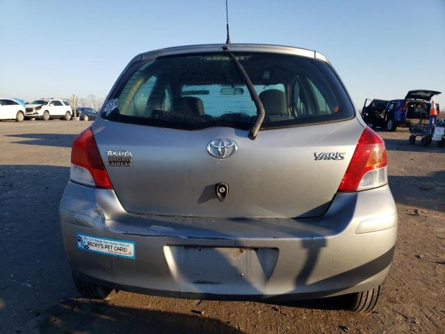 JTDKT903095221449 - 2009 TOYOTA YARIS SILVER photo 6