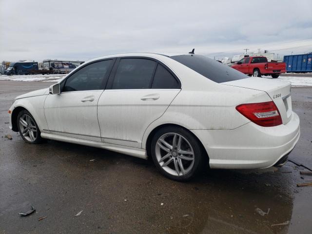 WDDGF8AB8EA953350 - 2014 MERCEDES-BENZ C 300 4MATIC WHITE photo 2