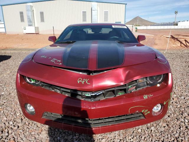 2G1FC1EV4A9192843 - 2010 CHEVROLET CAMARO LT RED photo 5