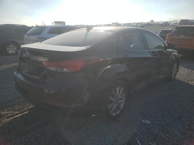 KMHDH4AE9EU174138 - 2014 HYUNDAI ELANTRA SE BLACK photo 3