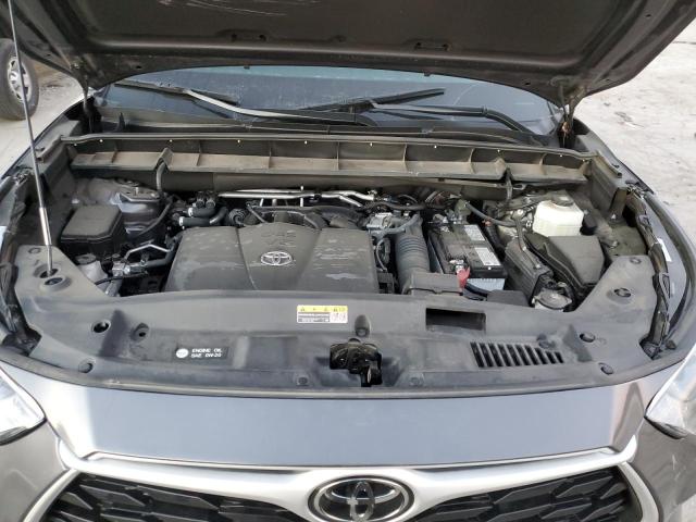 5TDGZRAH4NS543448 - 2022 TOYOTA HIGHLANDER XLE GRAY photo 12