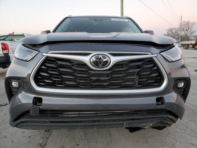 5TDGZRAH4NS543448 - 2022 TOYOTA HIGHLANDER XLE GRAY photo 5