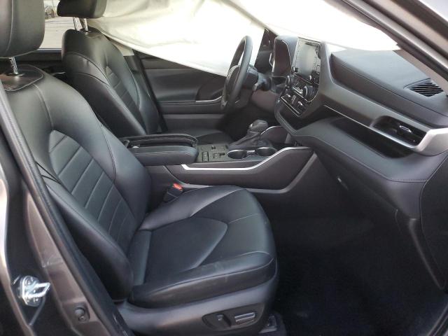 5TDGZRAH4NS543448 - 2022 TOYOTA HIGHLANDER XLE GRAY photo 7