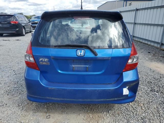 JHMGD37628S070905 - 2008 HONDA FIT SPORT BLUE photo 6