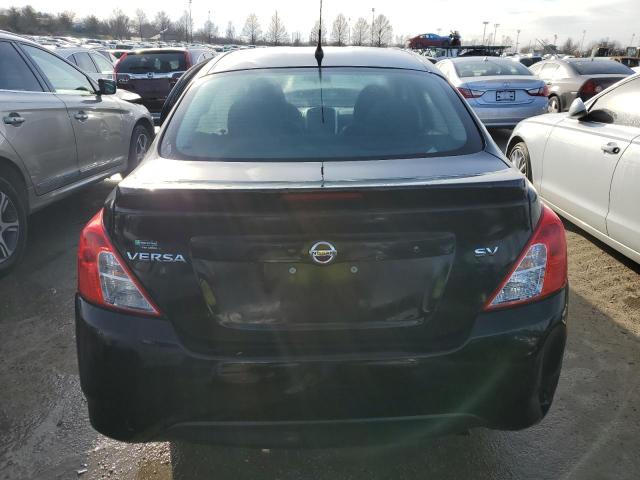 3N1CN7AP3KL874323 - 2019 NISSAN VERSA S BLACK photo 6