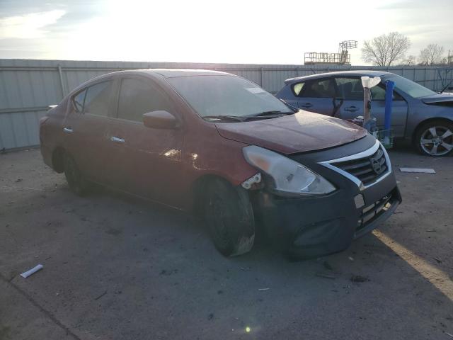 3N1CN7AP1HK431389 - 2017 NISSAN VERSA S RED photo 4