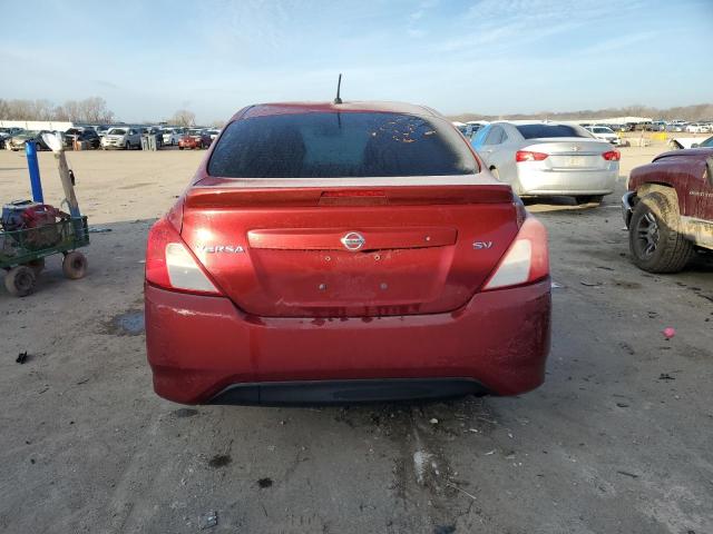 3N1CN7AP1HK431389 - 2017 NISSAN VERSA S RED photo 6