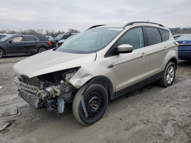 1FMCU0HD5JUB06247 - 2018 FORD ESCAPE SEL GOLD photo 1