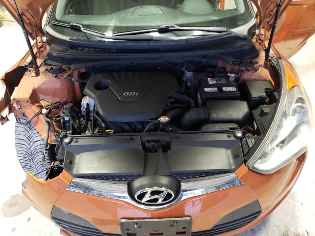 KMHTC6AD4EU211660 - 2014 HYUNDAI VELOSTER ORANGE photo 11