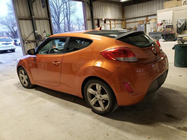 KMHTC6AD4EU211660 - 2014 HYUNDAI VELOSTER ORANGE photo 2