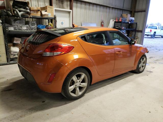 KMHTC6AD4EU211660 - 2014 HYUNDAI VELOSTER ORANGE photo 3