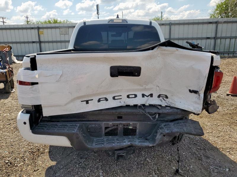 3TMAZ5CN8LM124324 - 2020 TOYOTA TACOMA DOUBLE CAB WHITE photo 6