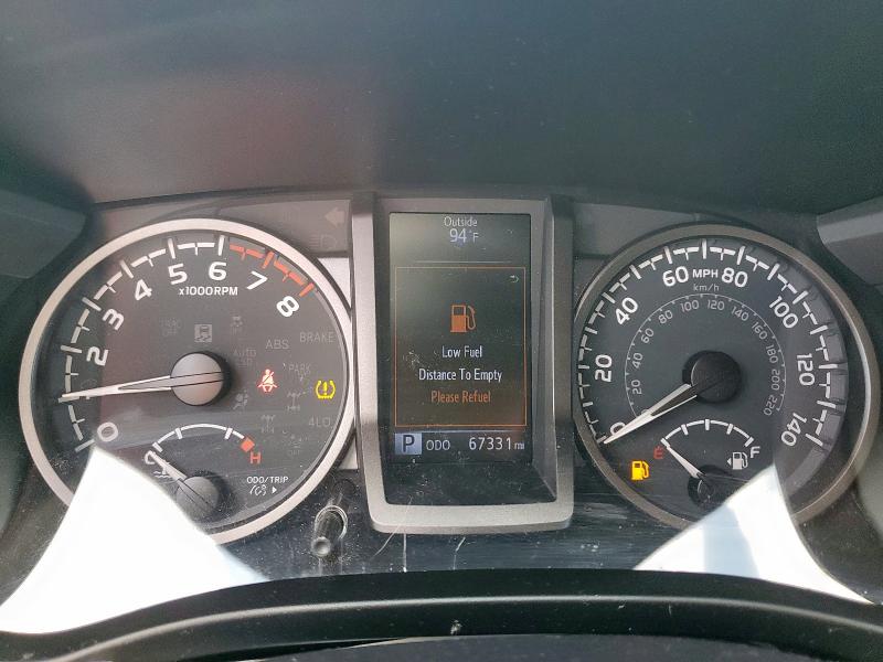 3TMAZ5CN8LM124324 - 2020 TOYOTA TACOMA DOUBLE CAB WHITE photo 9