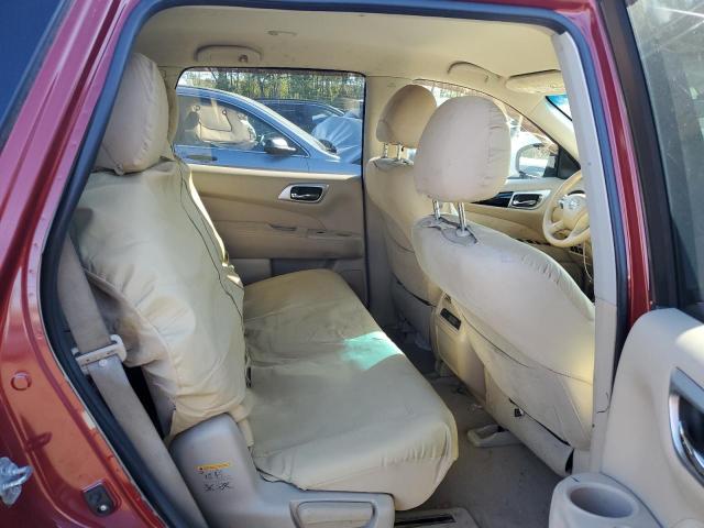 5N1AR2MM1FC660313 - 2015 NISSAN PATHFINDER S RED photo 10
