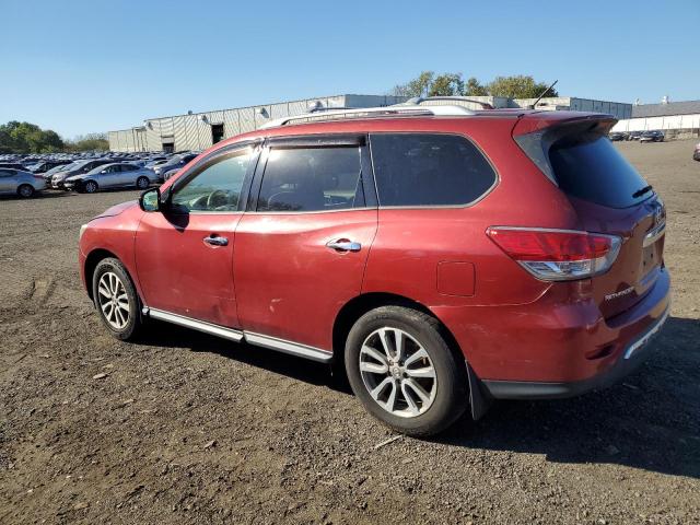 5N1AR2MM1FC660313 - 2015 NISSAN PATHFINDER S RED photo 2