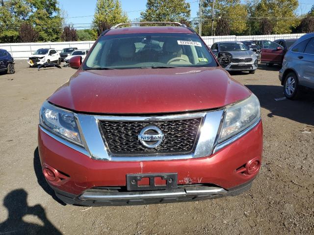 5N1AR2MM1FC660313 - 2015 NISSAN PATHFINDER S RED photo 5