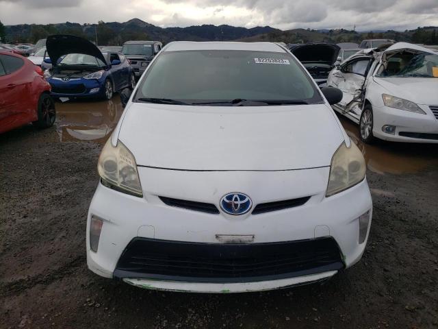 JTDKN3DU3D5632251 - 2013 TOYOTA PRIUS WHITE photo 5