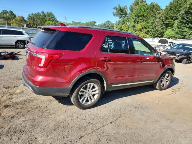 1FM5K7D82HGA63060 - 2017 FORD EXPLORER XLT RED photo 3