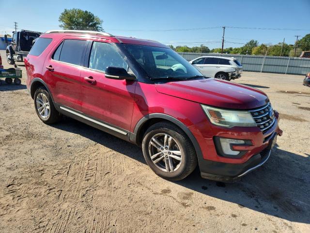 1FM5K7D82HGA63060 - 2017 FORD EXPLORER XLT RED photo 4