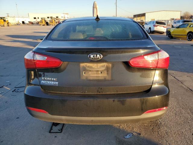 KNAFX4A64F5368321 - 2015 KIA FORTE LX BLACK photo 6