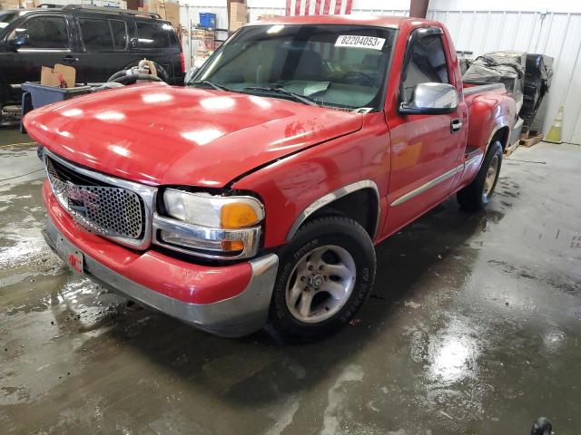 1GTEC14V32Z120298 - 2002 GMC NEW SIERRA C1500 RED photo 1