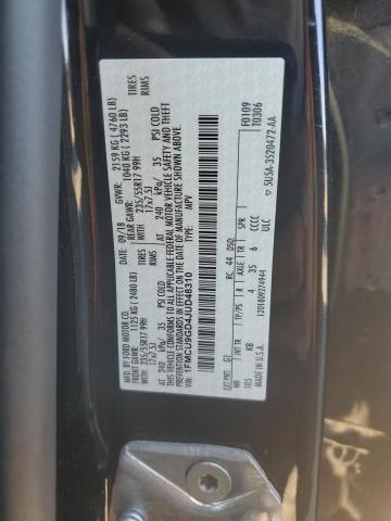 1FMCU9GD4JUD48310 - 2018 FORD ESCAPE SE Siyah fotoğraf 13