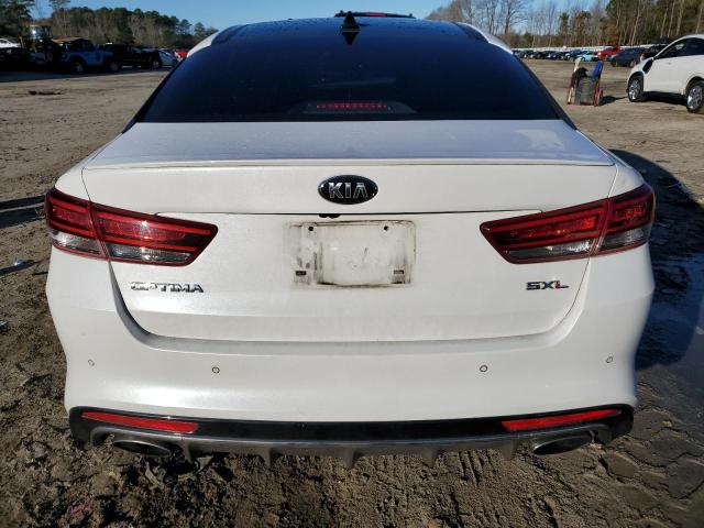 5XXGV4L25GG062409 - 2016 KIA OPTIMA SXL WHITE photo 6