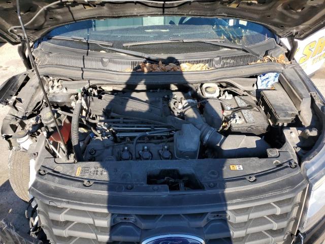 1FM5K8AR6JGB80732 - 2018 FORD EXPLORER POLICE INTERCEPTOR 双色 照片 12