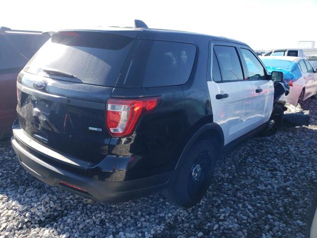 1FM5K8AR6JGB80732 - 2018 FORD EXPLORER POLICE INTERCEPTOR 双色 照片 3