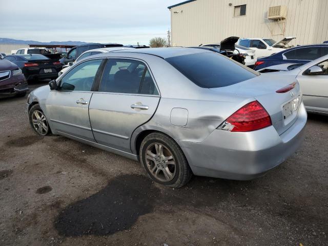 1HGCM56726A062796 - 2006 HONDA ACCORD EX SILVER photo 2