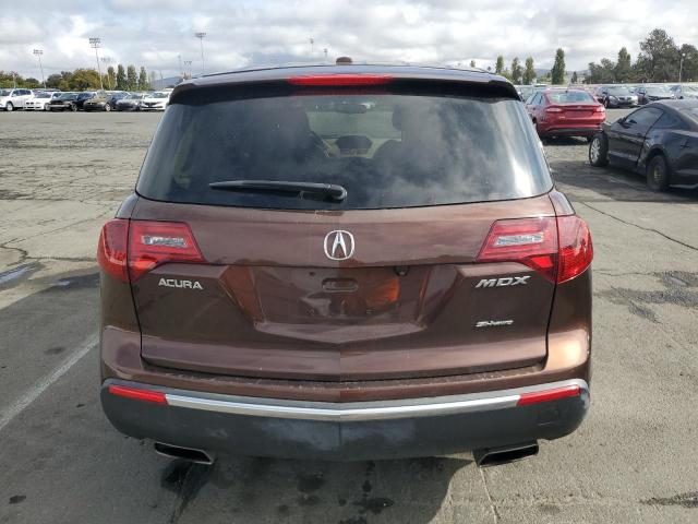 2HNYD2H60AH533372 - 2010 ACURA MDX TECHNOLOGY Braun Foto 6