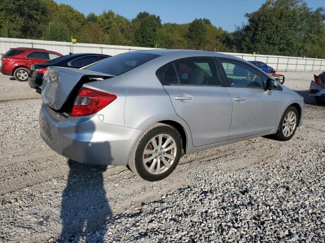 2HGFB2F83CH326390 - 2012 HONDA CIVIC EX SILVER photo 3