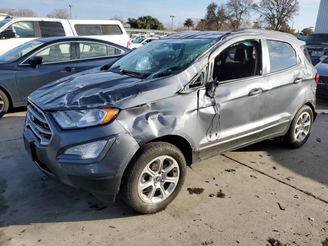 MAJ6P1UL3JC163750 - 2018 FORD ECOSPORT SE GRAY photo 1