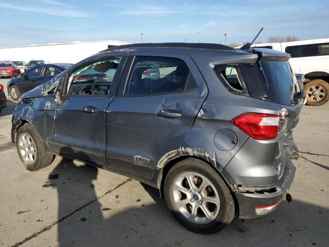 MAJ6P1UL3JC163750 - 2018 FORD ECOSPORT SE GRAY photo 2