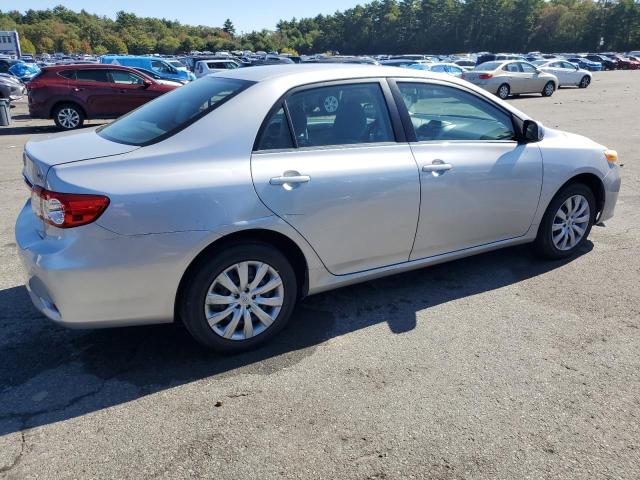 5YFBU4EE7DP186589 - 2013 TOYOTA COROLLA BASE Серебристый фото 3