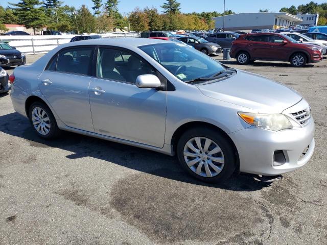 5YFBU4EE7DP186589 - 2013 TOYOTA COROLLA BASE Серебристый фото 4