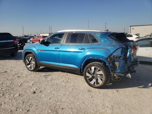 1V2JE2CA8RC248237 - 2024 VOLKSWAGEN ATLAS CROS SE Bleu photo 2