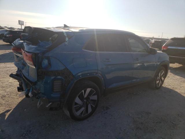 1V2JE2CA8RC248237 - 2024 VOLKSWAGEN ATLAS CROS SE Bleu photo 3
