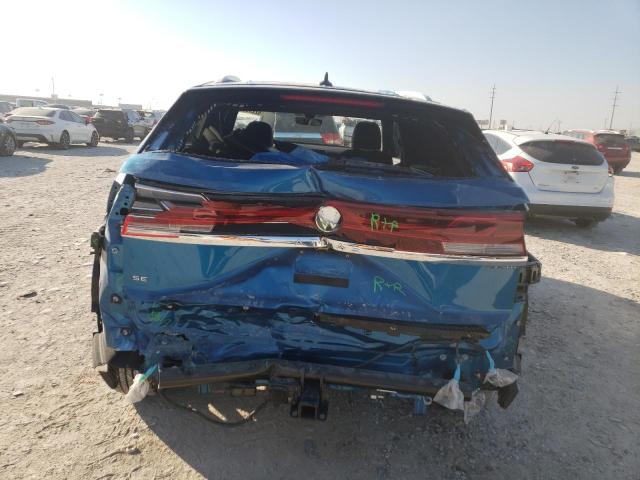 1V2JE2CA8RC248237 - 2024 VOLKSWAGEN ATLAS CROS SE Bleu photo 6