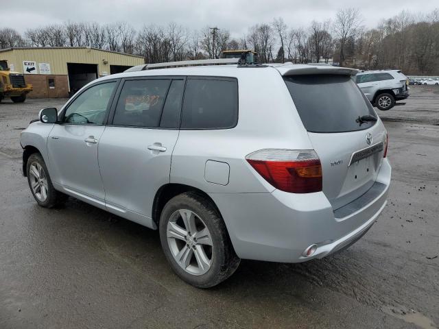 JTEES43A192137649 - 2009 TOYOTA HIGHLANDER SPORT SILVER photo 2